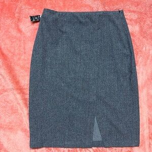 NWT Nic + Zoe Grey Professional Skirt Size 6